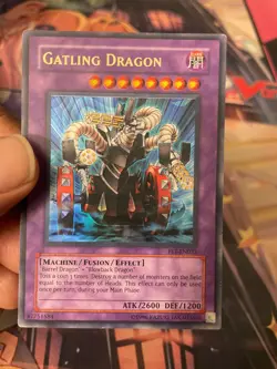 YUGIOH - GATLING DRAGON - ULTRA RARE - FET - UNLIMITED - HP - Image 3