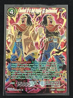 Dragon Ball Super Card Game Android 17 & Hell Fighter 17, Synchronized SPR Card - Image 1