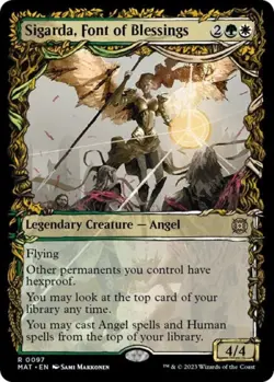 Sigarda, Font of Blessings (Showcase) -Foil Light Play MTG - Image 1