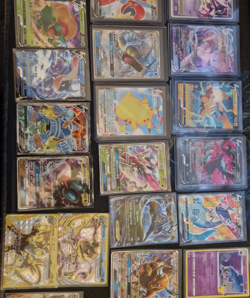 Mega Pokemon card bundle, full arts, half-arts, Holos, V, Vmax's, Breaks, Rares - Image 1