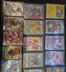 Mega Pokemon card bundle, full arts, half-arts, Holos, V, Vmax's, Breaks, Rares - Image 2