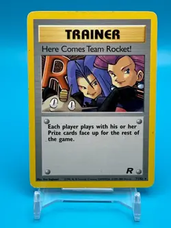 Here Comes Team Rocket! Pokemon Team Rocket Trainer Card 15/82 Vintage 2000 TCG - Image 1