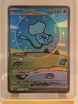 Custom Fan Art Mew EX High Quality Custom Card Foil Finish - Image 3