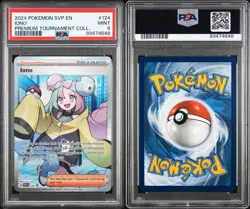IONO SVP 124 PSA 9 BLACK STAR PROMO FULL ART POKEMON CARD HOLO ENGLISH - Image 2