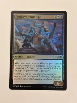 Prodigy's Prototype FOIL Kamigawa: Neon Dynasty Magic the Gathering MTG - Image 1