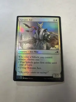 Kitsune Ace NM Kamigawa: Neon Dynasty Foil Magic The Gathering Mtg Near Mint - Image 1