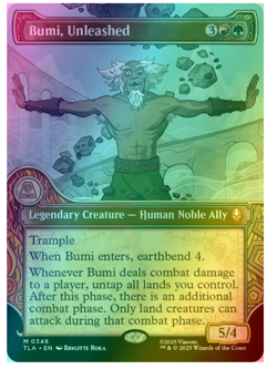 Bumi, Unleashed - Foil - Showcase Avatar MTG - Image 1