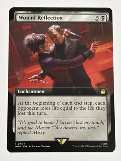 MTG Universes Beyond: Doctor Who Wound Reflection Extended Art 0471 NM Rare - Image 1