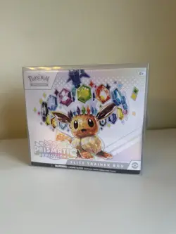 Pokemon TCG Prismatic Evolutions Elite Trainer Box ETB + Protective Case #2 - Image 1