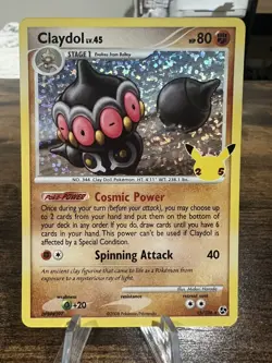 Pokemon TCG Claydol Celebrations: Classic Collection 15/106 Holo Holo Rare - Image 1