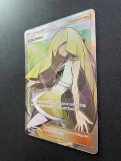 Pokemon TCG Lusamine (Full Art) 110/111 Sun and Moon Crimson Invasion - Image 3