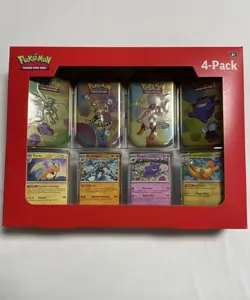 Sam’s Club Pokemon 151 Mini Tin 4 Pack NEW/SEALED/SHIPS FAST - Image 1
