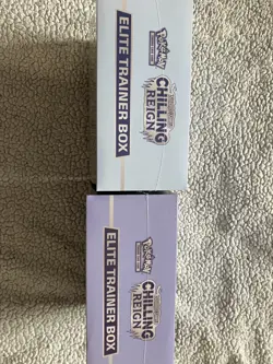 2x Chilling Reign Elite Trainer Boxes ETB Sword & Shield Pokemon TCG 1 of each - Image 3