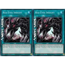 RED-EYES INSIGHT 2x (Intuizione Occhi Rossi) Super R • RA03 EN061 • 1Ed • Yugioh - Image 1