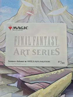 Magic The Gathering MTG Final Fantasy Art Series Card 37/53 Summon: Bahamut - Image 2