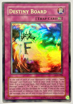 LON-E088 Destiny Board - Ultra Rare Unlimited Moderately Played YuGiOh Card - Image 1