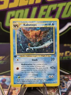 Pokemon TCG Kabutops Neo Discovery Holo Rare Card 6/75 1st Edition - Image 1