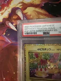 PSA 10 Birthday Pikachu 007/025 25th Anniversary Pokemon Card Japanese 2021 - Image 3