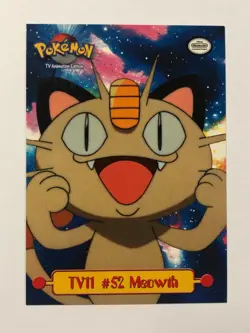 Pokemon Card Topps Tv Animation TV11 #52 Meowth Near Mint - Image 1