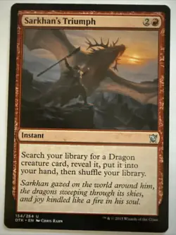 Sarkhan's Triumph Dragons of Tarkir Regular - Image 1
