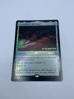 Blackblade Reforged - Dominaria - Prerelease Promo - MTG - Foil Rare - VLP - Image 2