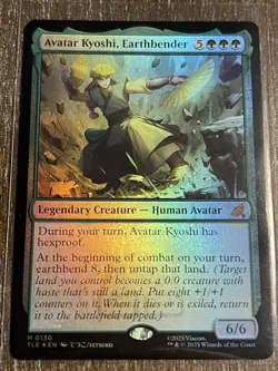 Avatar Kyoshi, Earthbender Avatar: The Last Airbender NM MTG Mythic L. Creature - Image 1