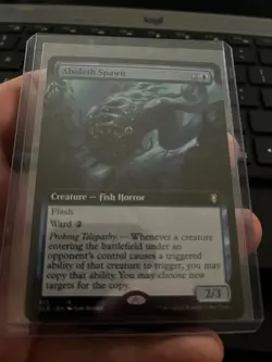 Aboleth Spawn MTG Extended Art Rare Baldur Gate NM - Image 1