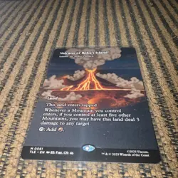 MTG Volcano of Roku's Island - Valakut, the Molten Pinnacle, NM-Mint, Borderless - Image 1