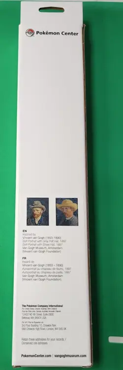 Pikachu & Eevee Self-Portraits Playmat Pokemon Center x Van Gogh Museum - Image 3