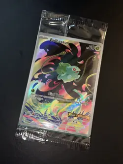 Pokemon TCG: Bulbasaur Mega Evolution Stamped SEALED! Promo 133/132 - Image 1