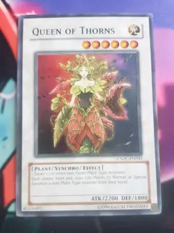 Yu-Gi-Oh! Queen Of Thorns CSOC-EN042 Super Rare Unlimited Near Mint - Image 1