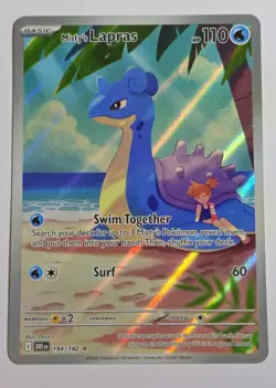Misty's Lapras 194/182 IR Destined Rivals Pokemon TCG & Bonus Card - Image 2
