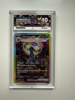 Pokemon TCG Umbreon EX Terastal Festival 217/187 Ace 10 gem Mint Card Japanese - Image 1