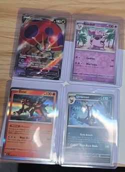 Poke Job Lot Cards (4 Cards) Pokemon TCG Cards Bundle - Image 1