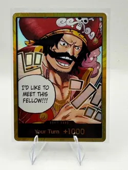 One Piece TCG DON!! Card (Gol.D.Roger) (Gold) Carrying On His Will Foil - Image 3