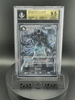 One Piece TCG Kuzan SR Alternative Art English Card OP10-082 BGS 9.5 - Image 1