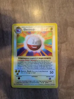 Pokemon Card - Electrode Base Set (Shadowless) 21/102 Rare - Image 1