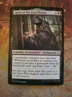 MTG Card: Agent of the Iron Throne (CL: Battle for Baldur's Gate) FOIL - Image 1
