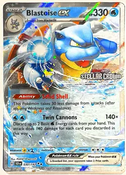 Blastoise ex (Stellar Crown Stamp) 030/142 Miscellaneous Cards & Products Holo - Image 1