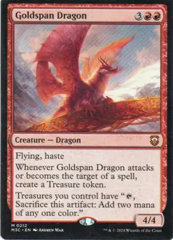 MTG: Modern Horizons 3 Commander: Goldspan Dragon: Lightly Played Condition - Image 1