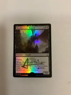 MTG Magic Deathbringer Regent FOIL Signed F&B Artist Proof x1 DTK Paquette - Image 1