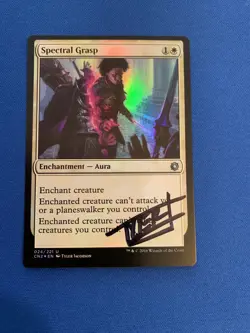 MTG Magic Spectral Grasp FOIL Signed Artist Proof Conspiracy 2 Tyler Jacobson - Image 1