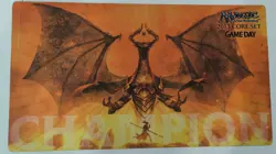 Magic the Gathering 2013 Core Set Game Day Nicol Bolas Playmat Champion - Image 1