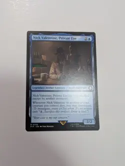 MTG - Nick Valentine, Private Eye - Fallout (PIP) NM/M Condition - Image 1