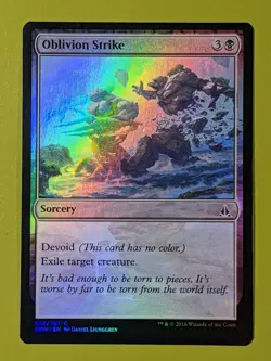 FOIL Oblivion Strike x1 Oath of the Gatewatch 1x Magic the Gathering MTG - Image 1