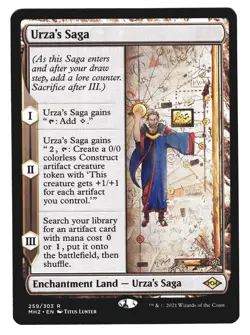 Magic The Gathering - Modern Horizons 2 MH2 2021 - #259 Urza's Saga NM x1 LOT3 - Image 1
