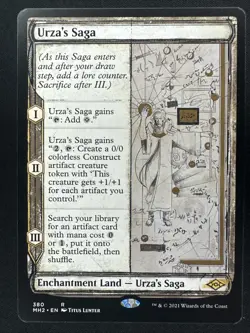 Urza's Saga Sketch Showcase NM Modern Horizons 2 MH2 MTG Magic the Gathering - Image 1