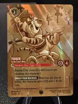 1x Tigger - In the Crow's Nest - 215/204 - Enchanted - Holofoil NM-Mint Disney L - Image 1