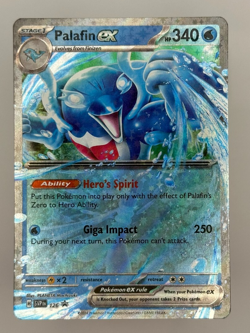 Palafin060/167 Finizen 059/167 Palafin Ex SVP126 Pokemon Cosmo Holo ALL 3 BUNDLE - Image 2