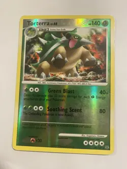 Pokemon TCG Torterra Platinum 39/127 Reverse Holo Rare - Image 1